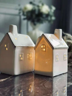 Lyshus med led lys - WHITE MIX