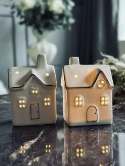 Lyshus med led lys - WHITE MIX