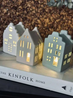 Lyshuse med led - Sæt med 3 huse