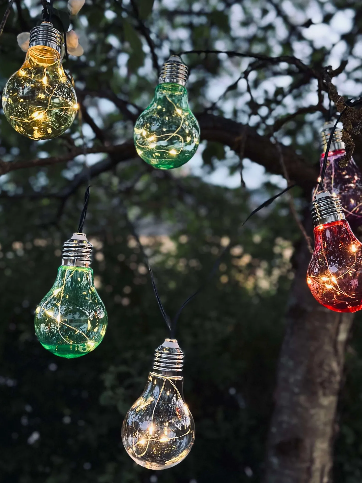 Lyskæde COLOR med solceller