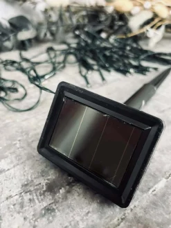 Lyskæde med 60 led lys - solceller - Ekstra kraftig