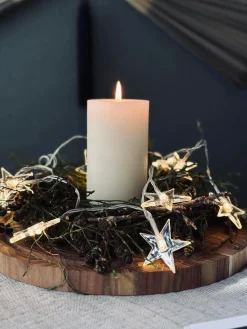 Lyskæde med stjerner