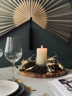 Lyskæde med stjerner