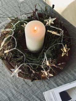 Lyskæde med stjerner