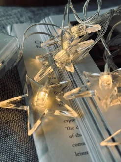 Lyskæde med stjerner