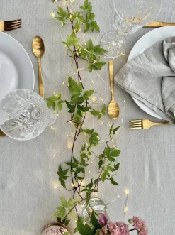 Lyskæde silver wire med 100 LED Lys