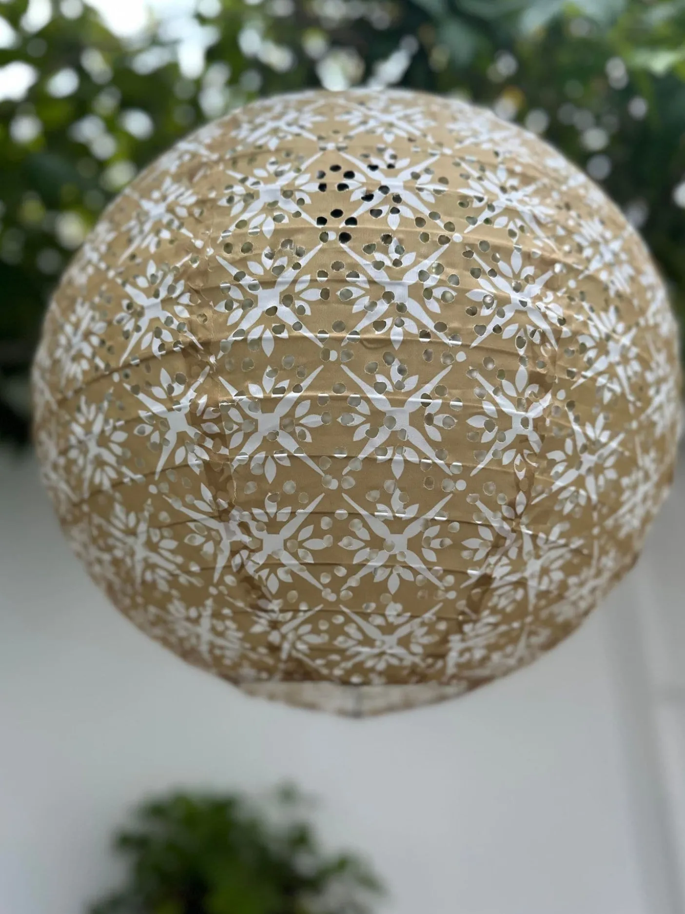 Lyskugle med solceller - SUMMER GOLD