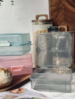 Madkasse med opdelte rum - Stone