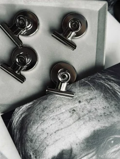 Magneter med klemmer - 4 stk