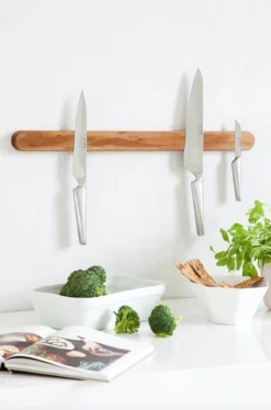 Magnetisk knivholder - Walnut 59cm