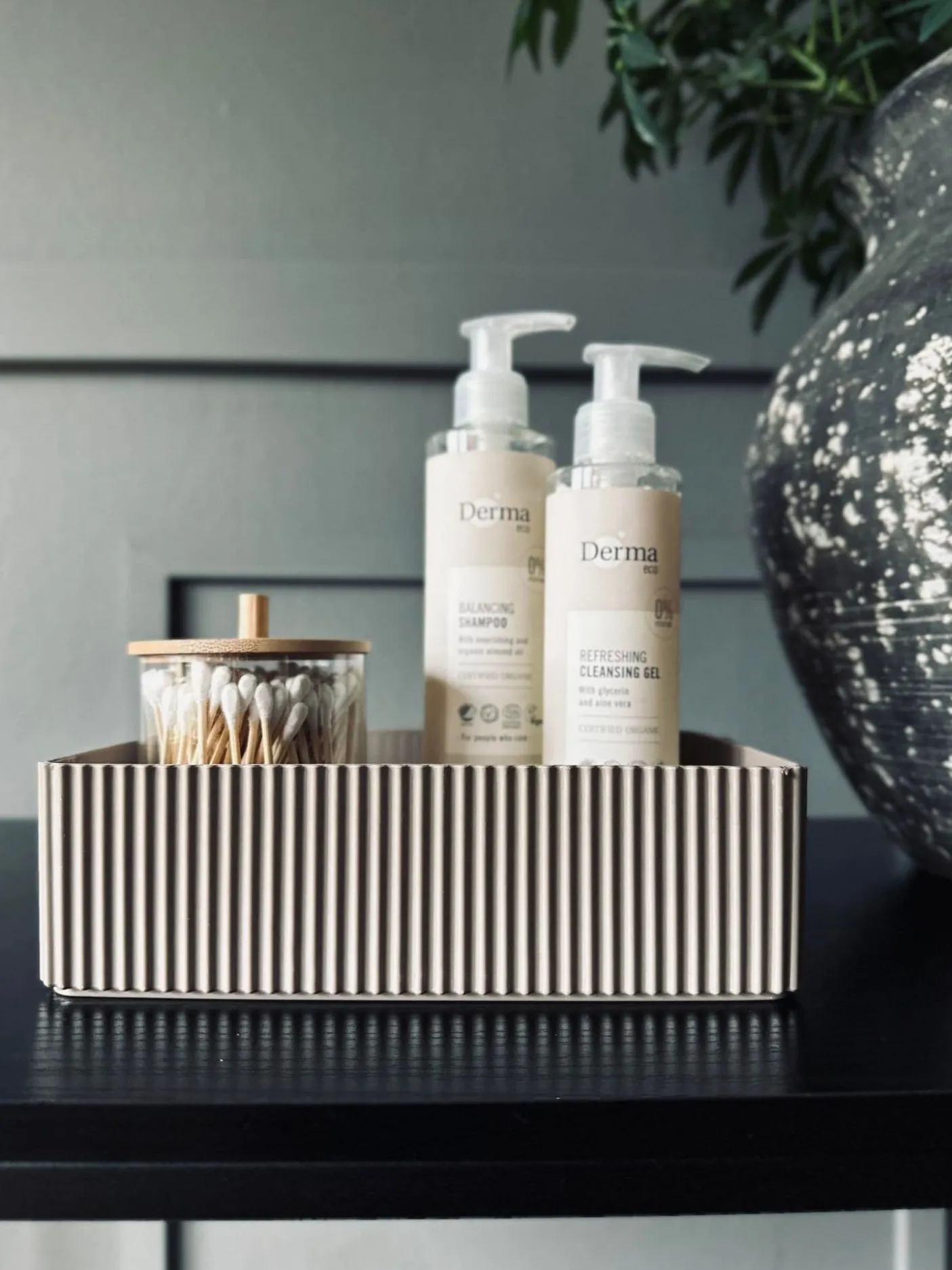 Makeup organiser - Taupe