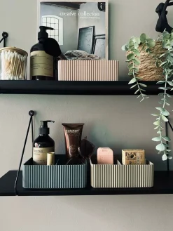 Makeup organiser med opdeling – Rosa