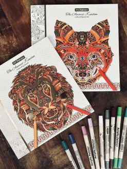 Malebog for voksne - Animal MIX