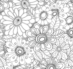 Malebog for voksne - MIX