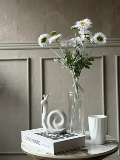 Marguerit stilk 60 cm - Hvid