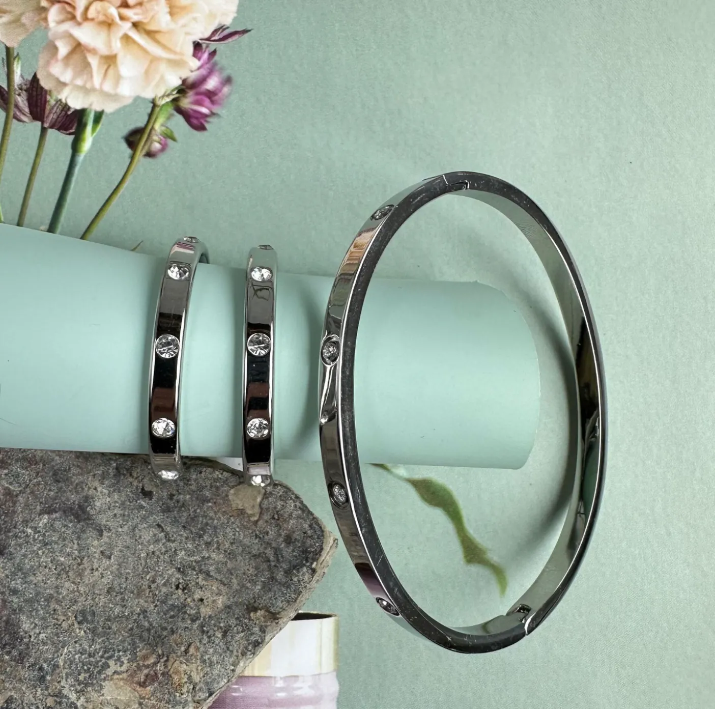 Mindy sæt m. armbånd og øreringe