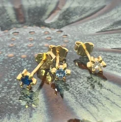 Mix box GIA Royal blue, blue, clear