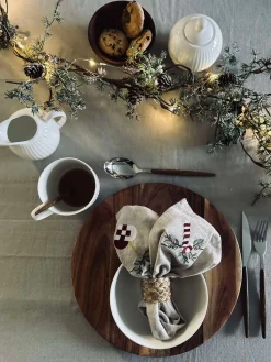 Mælkekande Riflet - Porcelæn