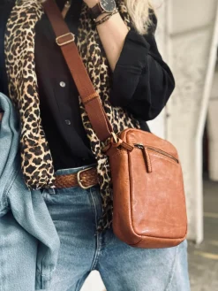 Mobiltaske / Crossover – Cognac