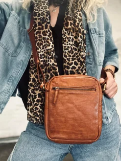 Mobiltaske / Crossover – Cognac