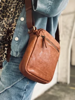 Mobiltaske / Crossover – Cognac