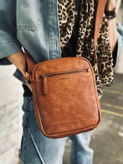 Mobiltaske / Crossover – Cognac