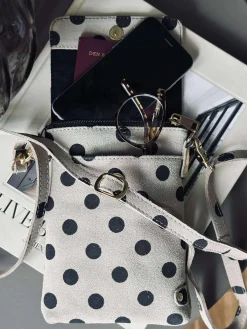 Mobiltaske Blacks dots