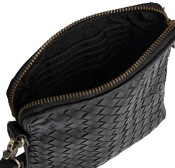 Mobiltaske Sofya- Håndflettet black