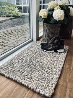 Måtte i jute og uld - 45x75