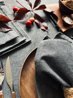 Mundservietter – Grå 4 stk