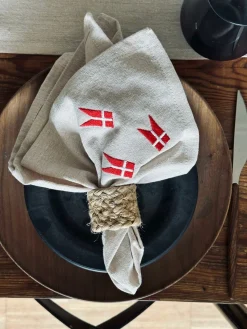 Mundservietter med flag – 4 stk