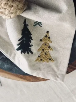 Mundservietter Træer - Pakke med 4 stk