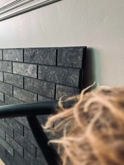 Mursten i kork - Dark pakke med 62 stk