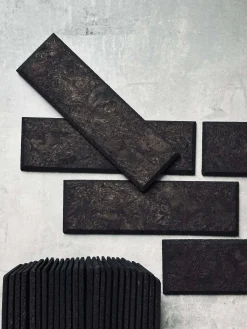 Mursten i kork - Dark pakke med 62 stk