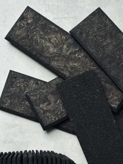 Mursten i kork - Dark pakke med 62 stk