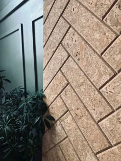 Mursten i kork - Natur pakke med 62 stk