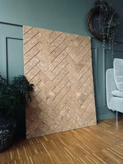 Mursten i kork - Natur pakke med 62 stk