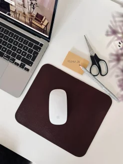 Musemåtte - Valnød bøffellæder