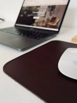 Musemåtte - Valnød bøffellæder