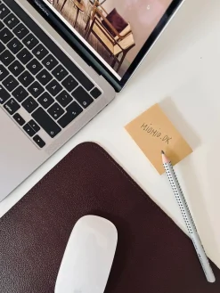 Musemåtte - Valnød bøffellæder