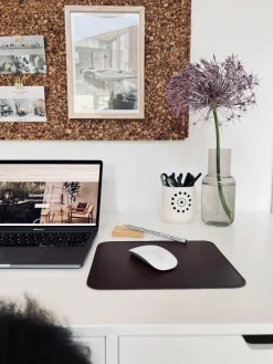 Musemåtte - Valnød bøffellæder