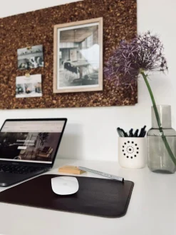 Musemåtte - Valnød bøffellæder