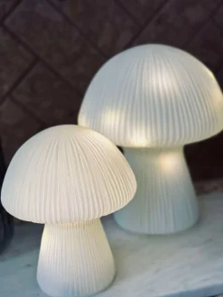Mushroom Astrid - White 15 cm