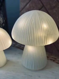 Mushroom Big Astrid - White 25 cm