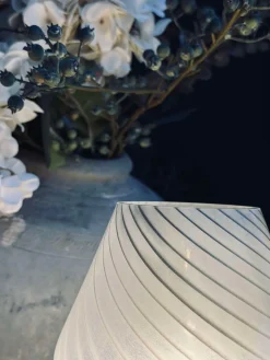 Mushroom Large - Grå mundblæst glas