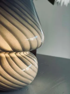 Mushroom Large - Grå mundblæst glas