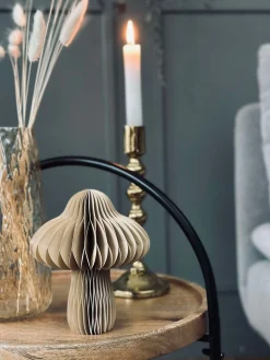 Mushroom paper small - Latte