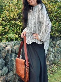 Nederdel A-formet med lommer