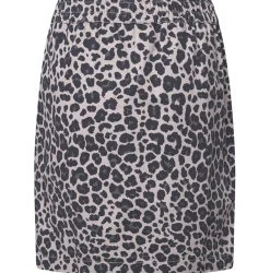 Nederdel Jane Leopard Grey