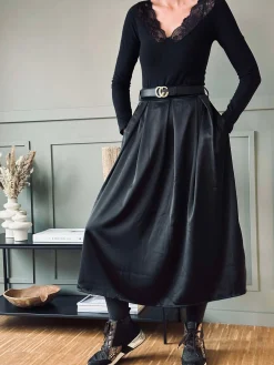 Nederdel Leonora black